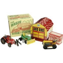 Assorted Marx Tractors and Gamma Tractor 