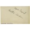 Image 1 : Walter Huston/RayMilland Autographs 