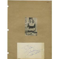 Claire Trevor/Edmund Lowe Autographs 