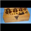 Image 1 : Fisher Large Set of Weights for Scale Set of Cast Iron Weights marked Fisher.  Very good condition. 