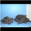 Image 1 : 62 Pieces of American Flyer Train Track Includes 50 Curves and 12 Straight pieces.