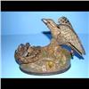 Image 2 : Eagle & Eaglets Cast Iron Mechanical Bank Excellent Condition.  Has the coin trap.  Patent date Jan 