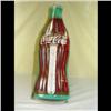 Image 1 : Coca Cola Thermometer 16x5" .  Glass Thermometer is broken.