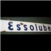 Image 1 : Large Enamel Esso Sign 6" long by 11".  Some chips in the enamel.