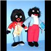 Image 1 : 2 Golliwogs 2 Golliwogs 15" Original Bags on both.  Florence Upton Lmt Ed 685 of 1500 and Golliwog L