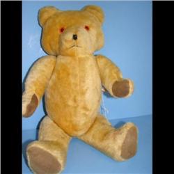 A wendy Boston Teddy Bear Wendy Boston Older Teddy Bear, Growls, Padded arms and feet, glass eyes, s