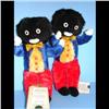 Image 1 : Two "Our First Golly" Golliwogs Two " Our First Golly" Golliwogs. Original Tags with Each Numbered  