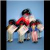 Image 1 : Group of 5 Golliwogs 5 Golliwogs three 9", one 10" and one 14".  All original tags, very good condit