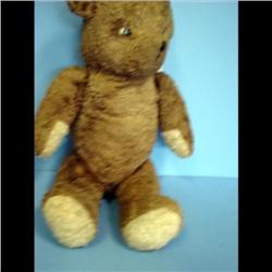 1940's Cotton Plush Teddy Bear 19  English Bear 1940's Cotton plush.  Weight 2 1/2 lbs.