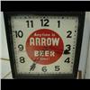 Image 1 : Arrow Beer Clock 15x15.  Good condition