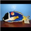 Image 1 : Steiff Fish Blue1992 Button Tag #121807