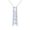 Image 1 : Natural 1.03 CTW Diamond Necklace 14K Gold - REF-140W4H