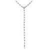 Image 1 : Natural 3.11 CTW Diamond Necklace 18K White Gold - REF-335N7Y