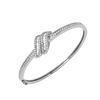 Image 1 : Natural 1.32 CTW Diamond & Baguette Bracelet 18K White Gold - REF-315W9H