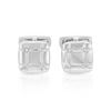 Image 1 : Natural 0.14 CTW Diamond Cuff Links 14K White Gold - REF-99F9M