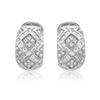 Image 1 : Natural 2.73 CTW Baguette & Diamond Earrings 14K White Gold - REF-356K4R