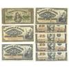 Image 1 : Complete type set $0.25 note of 8.