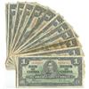 Image 1 : Lot of 12 x $1 BC-21d 1937 note