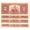 Image 2 : Lot of 4 x $2 BC-22b 1937 note EF