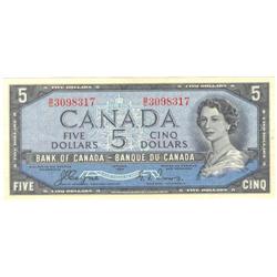 Bank of Canada $5.00 1954 Devil's