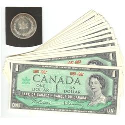 Bank of Canada $1.00 1967 (16) +