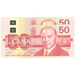 Bank of Canada $50.00 1988 FHE (3)
