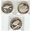 Image 1 : New Zealand $1.00 1984-85-86 Proof