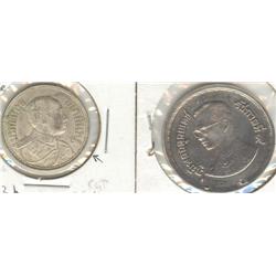 Thailand 1/2 B 1919, 10 Bahts 1983