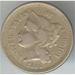 USA 1865 3¢ Very Fine, Date Doubled