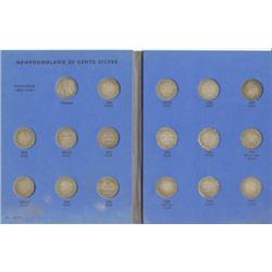 NFLD 20-25 Cents collection 1865-19