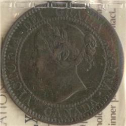 1 Large Cent 1858 ICCS VF-30
