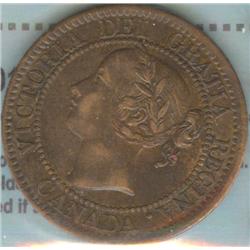 1859 1¢ Doubled 185 CCCS EF-45