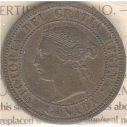 1 Large Cent 1881H ICCS MS-60B
