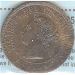 1 Large Cent 1884 CCCS AU-55