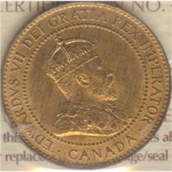 1908 1 ¢ ICCS MS-64, Red