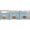 Image 1 : 3 Cent 1940, 1942 & 1842 all CCCS 