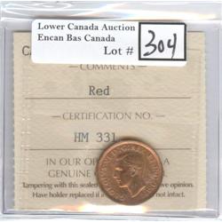 1 Cent 1946 ICCS MS-64 Red