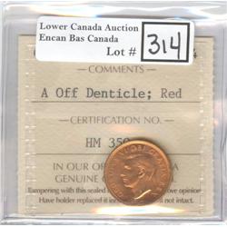 1 Cent 1949 A Off Dent ICCS MS-64 R