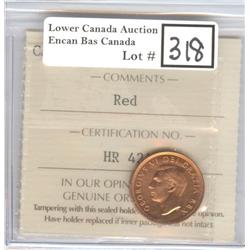 1 Cent 1950 ICCS MS-64 Red