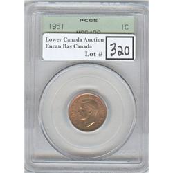 1 Cent 1951 PCGS  MS-64RB