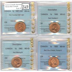 1960, 1962, 1965, 1967 1 ¢ CCCS