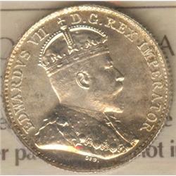 1910 5 ¢, Pointed Lvs CCCS MS-66