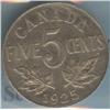 Image 2 : 5 Cents 1925 CCCS EF-45