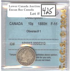10 Cents 1880H CCCS F-15