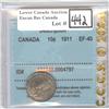 Image 1 : 10 Cents 1911 CCCS EF-40