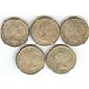 Image 1 : 10 Cents 1956 Dot. Lot of 5
