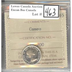 1956 10 ¢ ICCS P-L65 Cameo