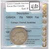 Image 1 : 25 Cents 1880H CCCS Fair W0