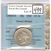 Image 1 : 25 Cents 1900 CCCS VF-30