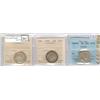 Image 1 : 3 x 25 Cents 1907, 1908, 1910 CCCS